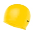 thumbnail image 1 of TYR Latex Adult Swim Cap - Training and Recreational Swimming Cap, Durable Latex Construction, Fl. Yellow, 1 of 11