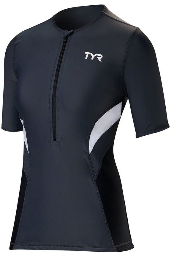 Competitor Multi-Sport Top - White/Gray, Short Sleeve, Women's, Medium