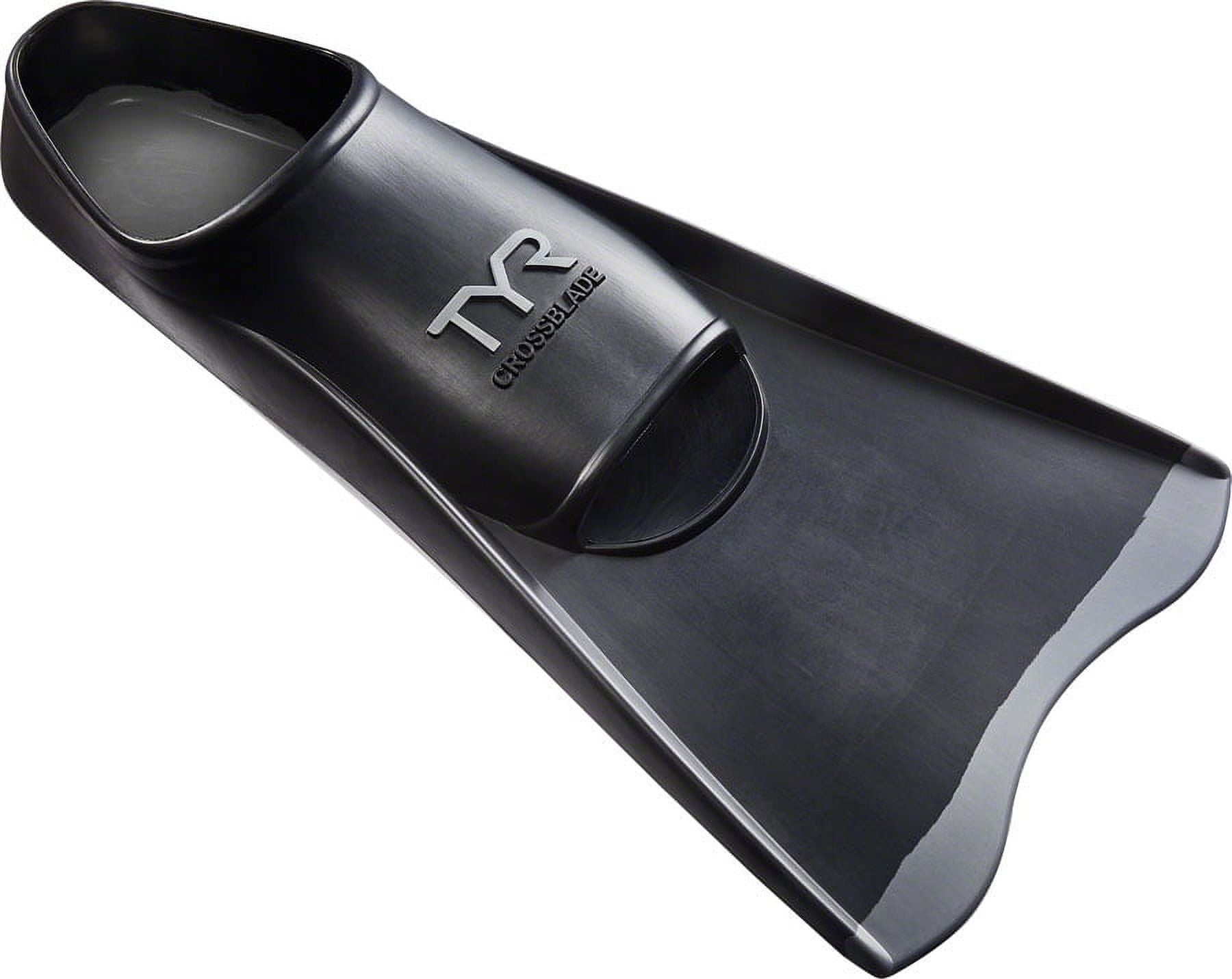 Tyr Crossblade Fins 2.0 (X-Large(Grey), Black)