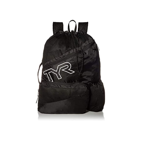 TYR Elite Team 40L Mesh Backpack - Ventilated Wet Gear Swim Bag