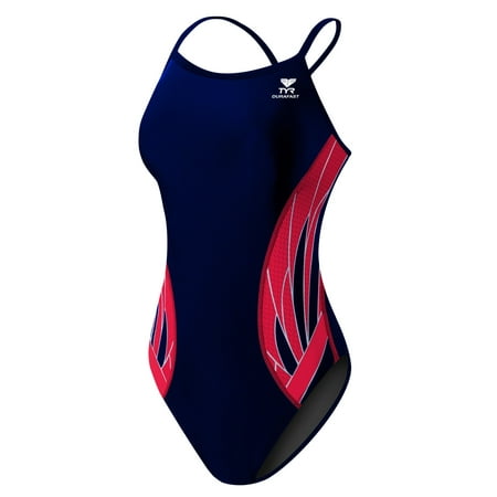 TYR Girls' Phoenix Splice Diamondfit Back Swimsuit