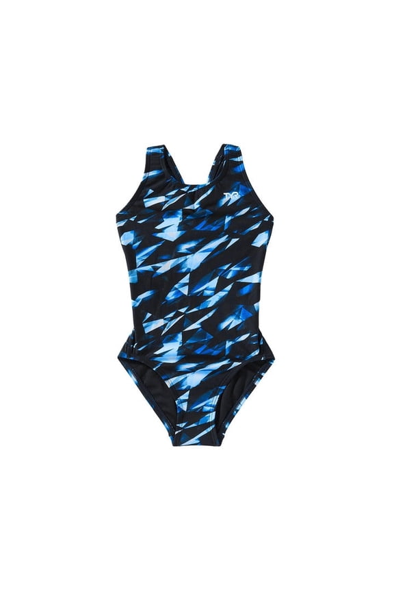 - Girls' Triadic Maxfit Durafast Elite One Piece Swimsuit, Blue, 22