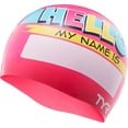 thumbnail image 1 of TYR Jr. Hello My Name Is Swim Cap, 1 of 2