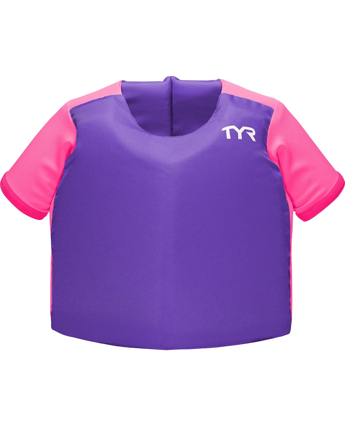 TYR Kids' Flotation Swim Training Shirt with Safety and Comfort Features - Purple