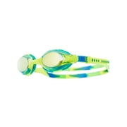 TYR Swimple Kids' Swim Goggles   Youth Goggles with Anti-Fog, UV Protection, Adjustable Fit, Gold/Green/Blue