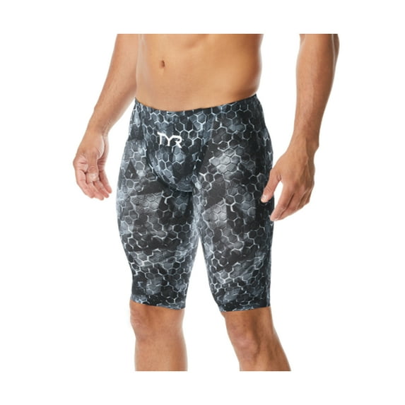 TYR Men's Avictor Supernova Jammer (Black/Grey, 29)