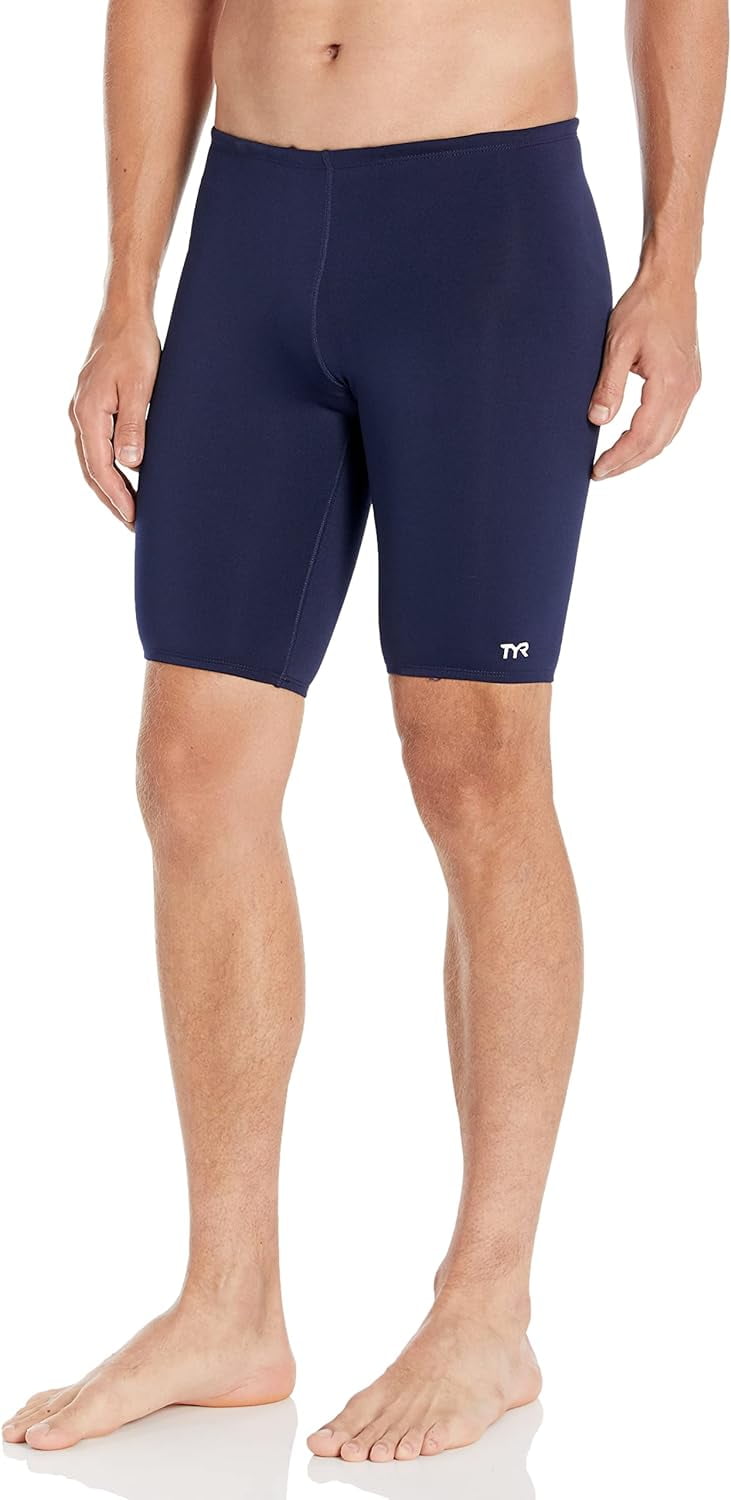 tyr men's durafast elite solid jammer swimsuit