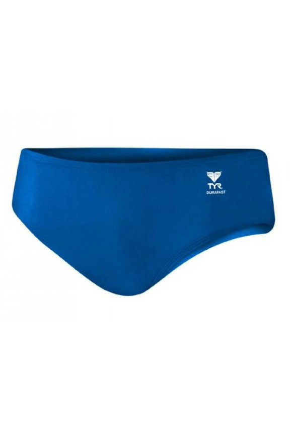 Men's Durafast Elite Solid Racer Swim Suit (Royal, 36)