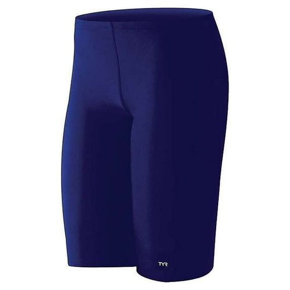 TYR Men's Standard Durafast One Jammer Swimsuit, Navy, 38