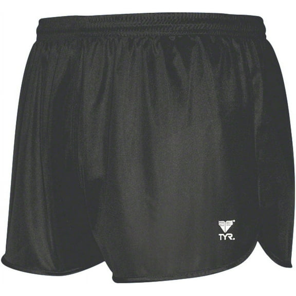 TYR Men's Swim Resistance Short, Black, M