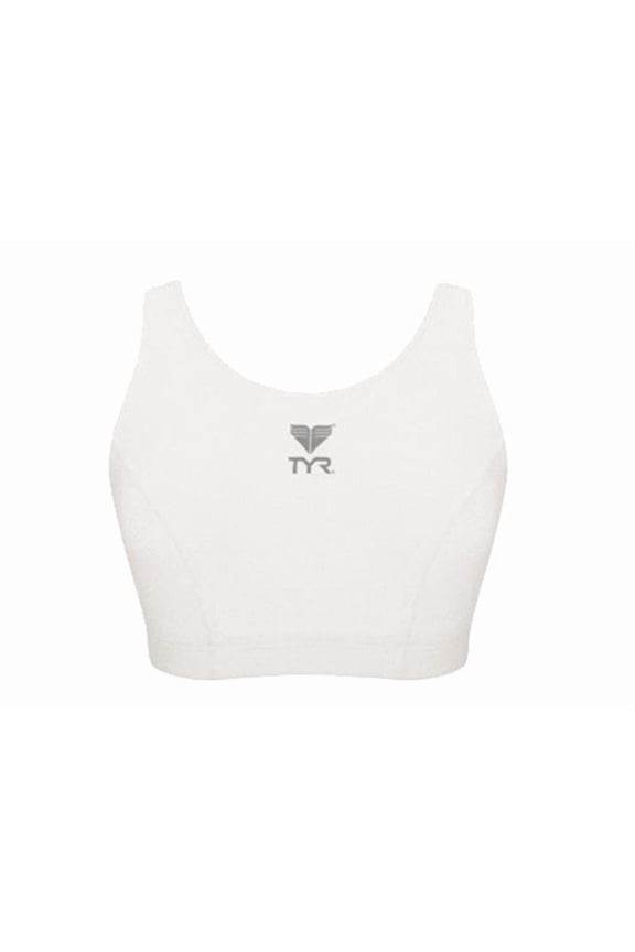 TYR Multisport Women's Solid Power Support Top, White - X-Large