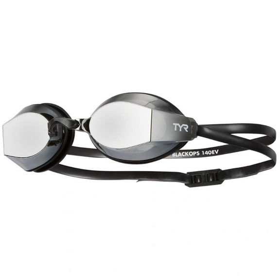 TYR Black Ops Mirrored Adult Fit Goggle - Silver/Black