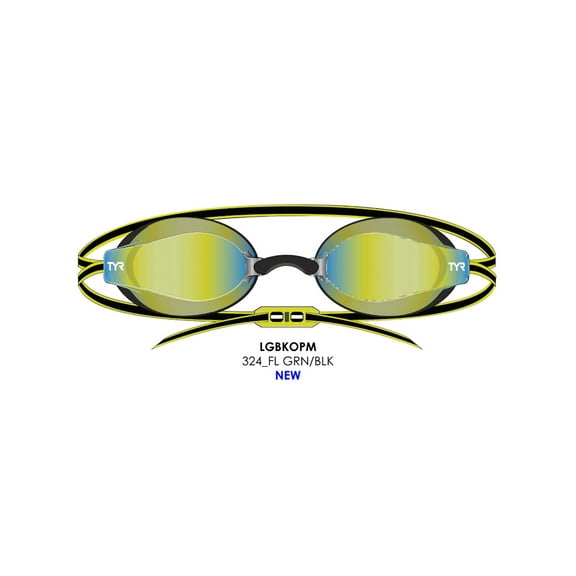 TYR Performance Goggles Blackops 140 EV Racing Mirrored