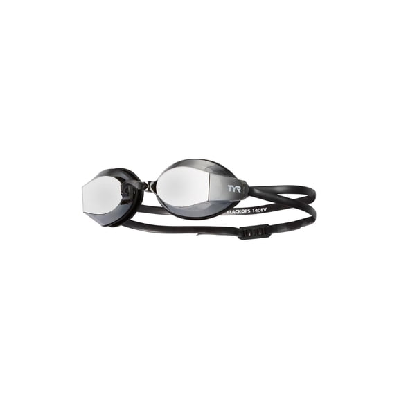 TYR Black Ops Mirrored Adult Fit Goggle - Silver/Black