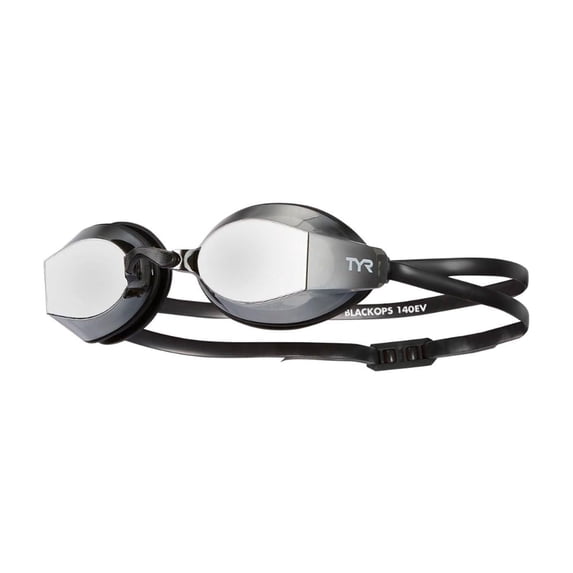 TYR Black Ops Mirrored Adult Fit Goggle - Silver/Black