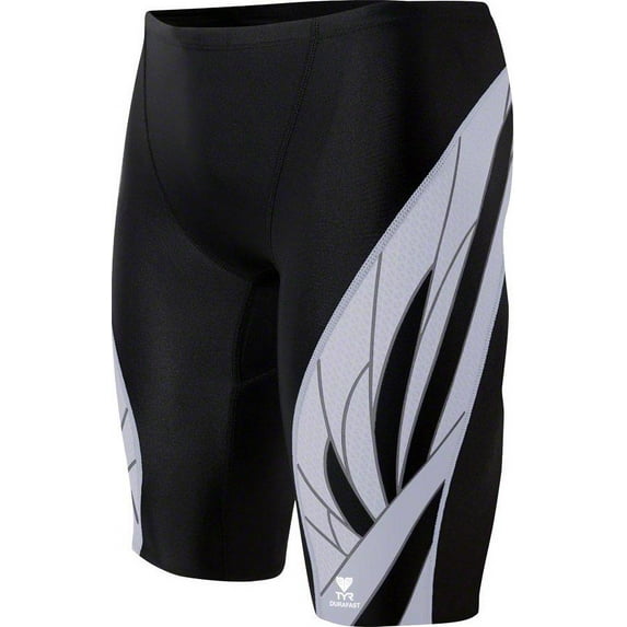 TYR Phoenix Splice Jammer Men's Swimsuit: Black/White 30