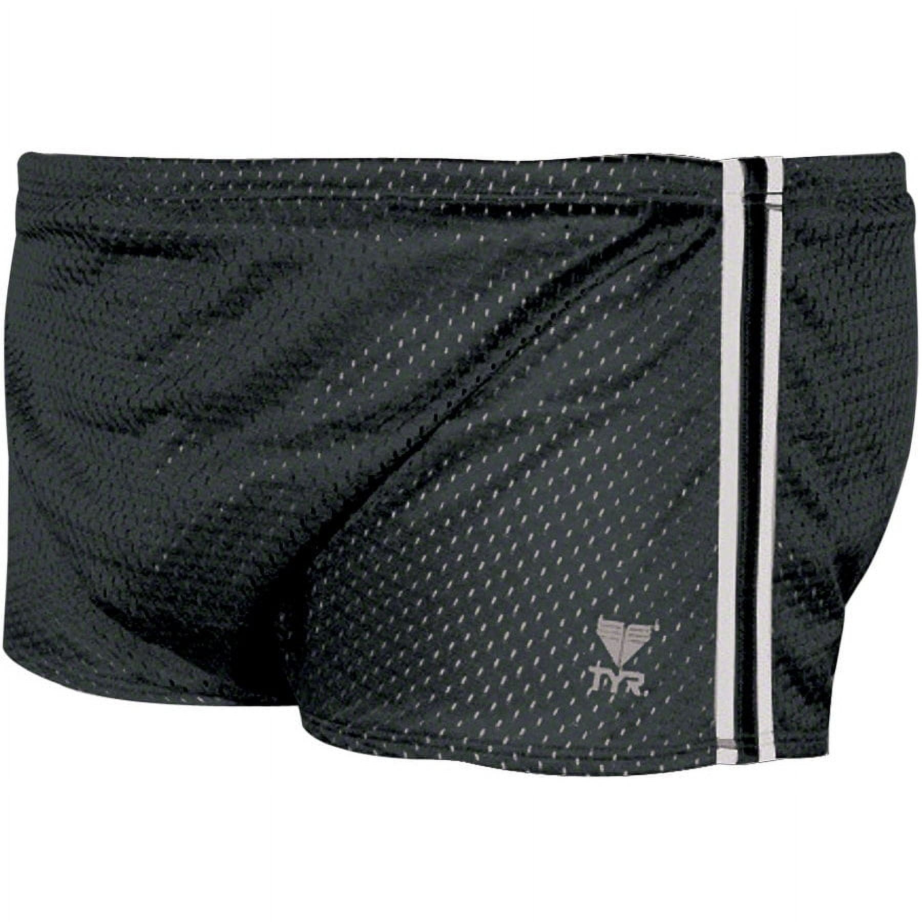 TYR Poly Mesh Swim Trainer Resistance Shorts: Black Size 34