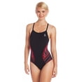 thumbnail image 1 of TYR SPORT Women's Phoenix Splice Diamondfit Swimsuit (Black/Burgundy,  38), 1 of 4