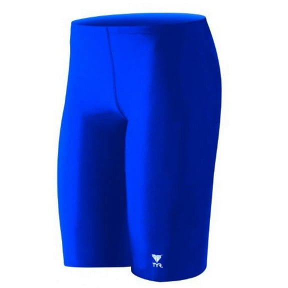 TYR Sport Boys' Solid Jammer Swim Suit,Royal,26