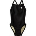 thumbnail image 1 of TYR Sport Girls Solid Diamondback Swim Suit Black 26, 1 of 2