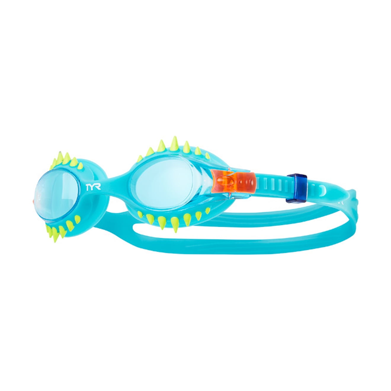 TYR Swimple Spikes Kids Swim Goggles - Blue/Turquoise LGSWSPK-BLU TUR