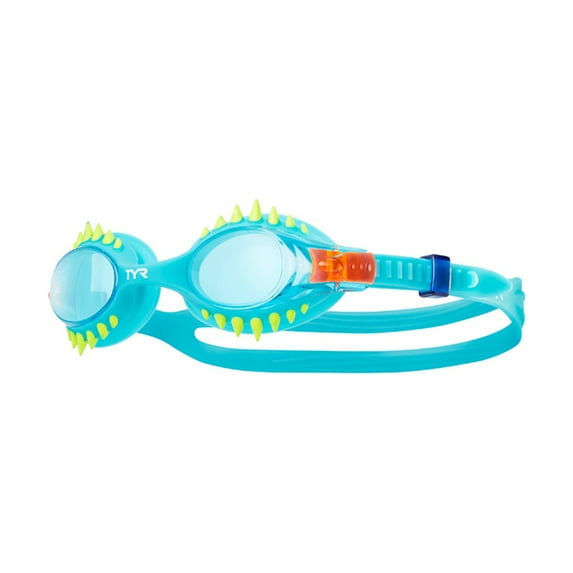 TYR Swimple Spikes Kids Swim Goggles - Blue/Turquoise LGSWSPK-BLU TUR