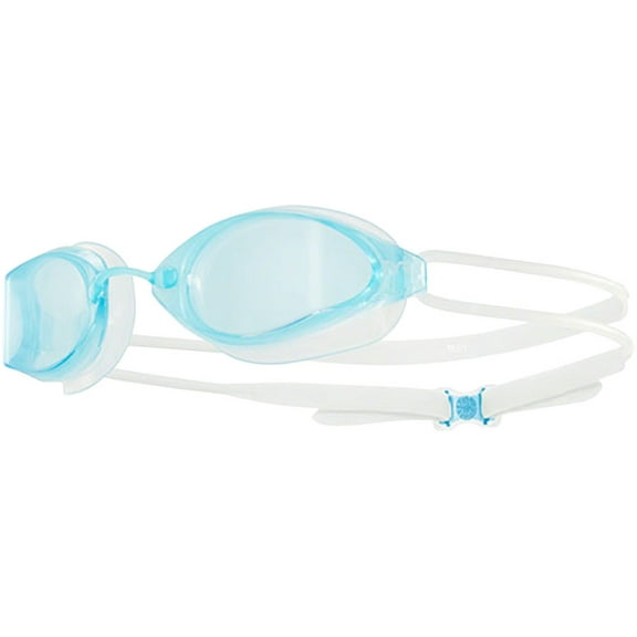 TYR Tracer X Racing Goggle: Clear Frame/Clear Gasket/Blue Lens