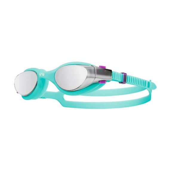 TYR Vesi Swim Goggle - Mint Silver Lens
