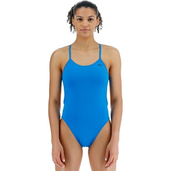 TYR Women's Durafast Elite SS Solid Cutoutfit Swimsuit