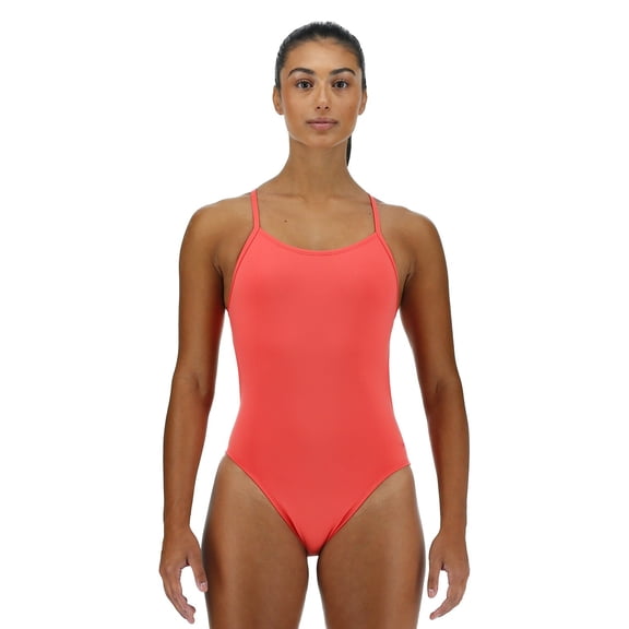 TYR Women's Durafast Elite Solid Cutoutfit One Piece Swimsuit