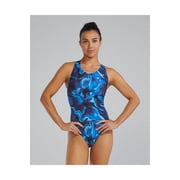 TYR - Women's Waveform Durafast Elite Maxfit One Piece Swimsuit, Blue, 28