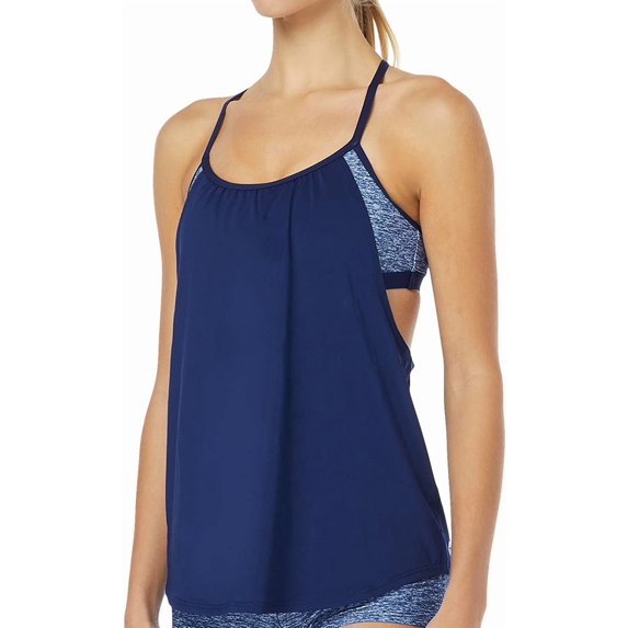 TYR Womens Mantra Shea 2 in 1 Tank Swimming Top