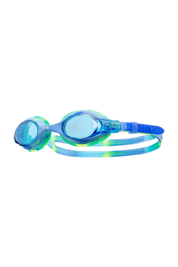Youth Fit Swimple Tie Dye Non-Mirrored Swim Goggle - Blue/Green