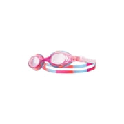 TYR Swimple Kids' Swim Goggles – Youth Goggles with Anti-Fog, UV Protection, Adjustable Fit, Pink/White