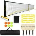 TYRSEN Pickleball Set with Net for Driveway Portable Pickleball Net on