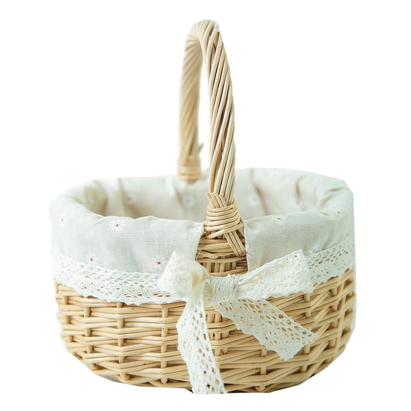 TYShandao Picnic Willow Fruit and Flower Basket