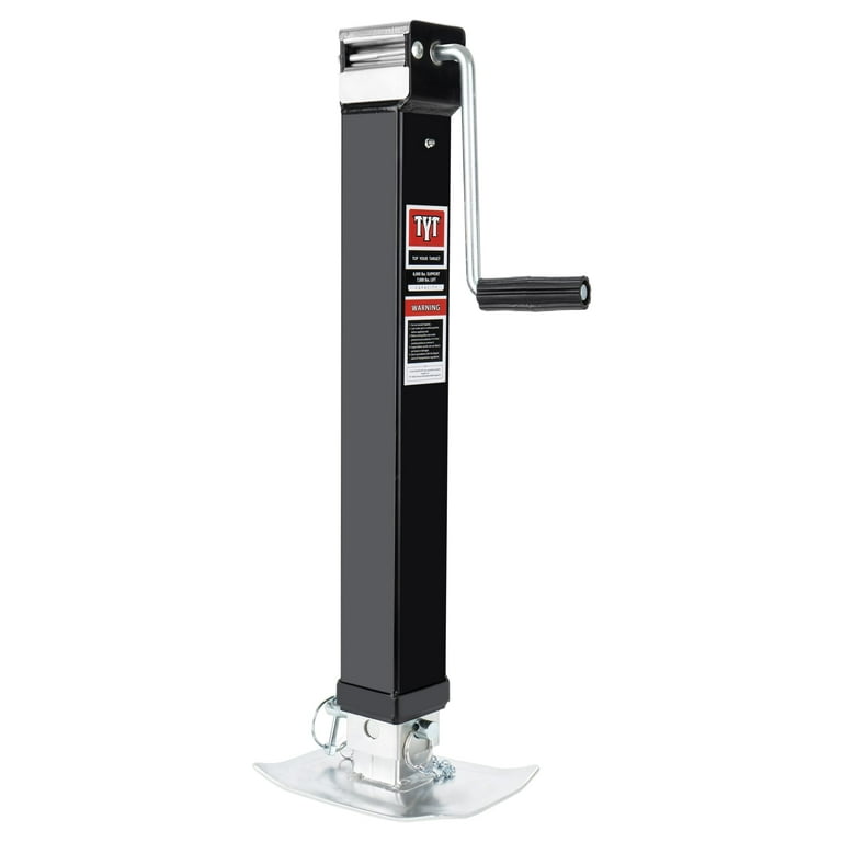 TYT 8000 lbs Square Direct Weld Heavy Duty Trailer Jack, 15 TYT 8000 lbs Square Direct Weld Heavy Duty Trailer Jack, 15