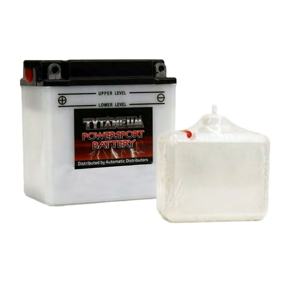 TYTANEUM Conventional Battery 12N5.5-3B Compatible With Piaggio CC PX125+80E All Years
