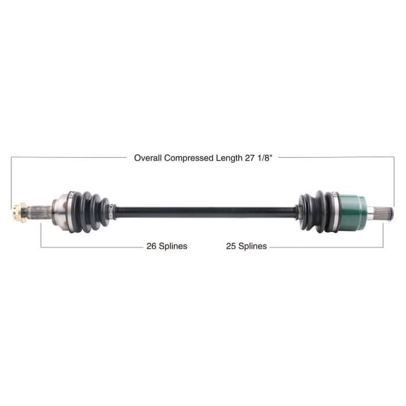 Tytaneum 813-0070 Oe Replacement Cv Axle Honda Rear Left / Right