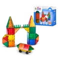 thumbnail image 1 of TYTAN Magnetic Tiles 100-Piece Building Set by ZURU – Colourful STEM Construction Toy with Assorted Shapes, for Kids Ages 3+, 1 of 7