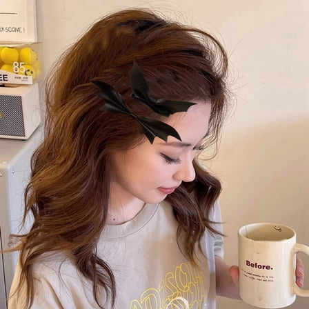 TYTSPEASY Barrette Bat Leather Hair Clip Head Clip Decoration Headgear Snap Clips For Hair Hair Barettes Hair Barrette Hair Barrettes Women Hair Clips