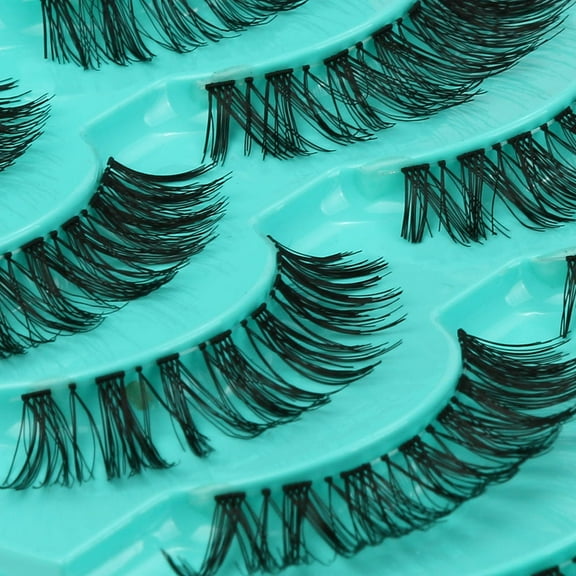 TYTSPEASY Big ! 5 Pair/Lot Crisscross False Eyelashes Lashes Hot Eye Lashes Lash Supplies Ucoolme Eyelash Clusters Lower Lash White Lash Clusters Strong Lash Cluster Glue Quell Lash Glue Mix Home