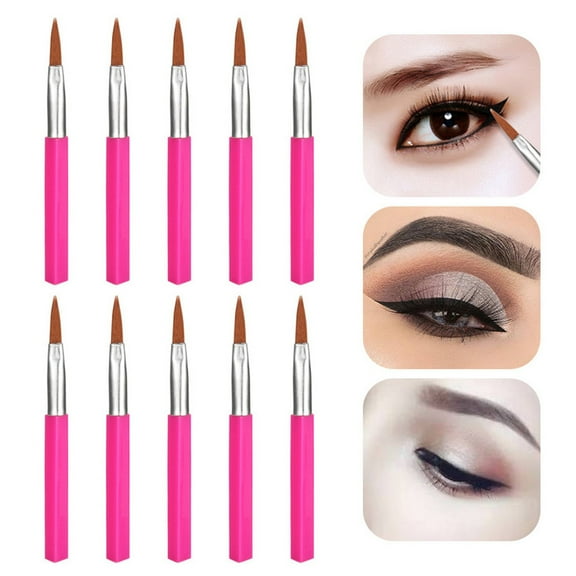 TYTSPEASY Brush Makeup Brush Cosmetic Makeup Tool Brushes 10Pcs/Bag Silicone Applicator Eye Shadow Bruhes Makeup Purpleq Flat Top Makeup Brush Set