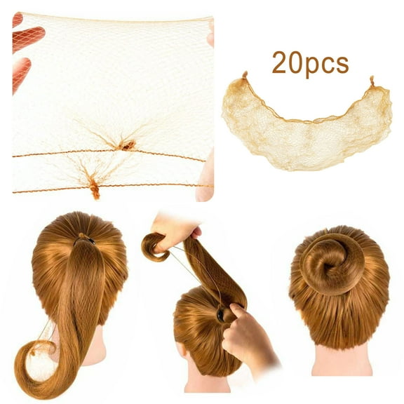 TYTSPEASY Hair Net 20Pcs 20Inches Individual Packed Hair Elastic Edge Mesh Baby Hair Elastics Headbands For Women'S Hair Volleyball Bow Long Tail Hair Scrunchies For Women'S Hair String Tie Hair、