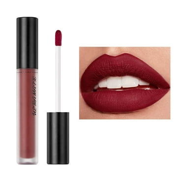 TYTSPEASY Lip Glaze No Stain No Fading Long Lasting Coloring Liquid Moisturizing Lipstick Easy To Color Lip Glaze 3ml Lip Base Smooch Lip Plumper Glamour Post Lip Stain Red Lip Gloss For Women Say