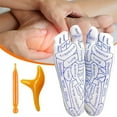 thumbnail image 1 of TYTSPEASY Sock Set Socks With Massage Tool Acupressure Foot Massage Socks Foot Socks (Women’s Version) Back Scratcher Knot Massage Tool Skin Scraper For Body 盆底肌锻炼器 Wilding Gua Sha, 1 of 6