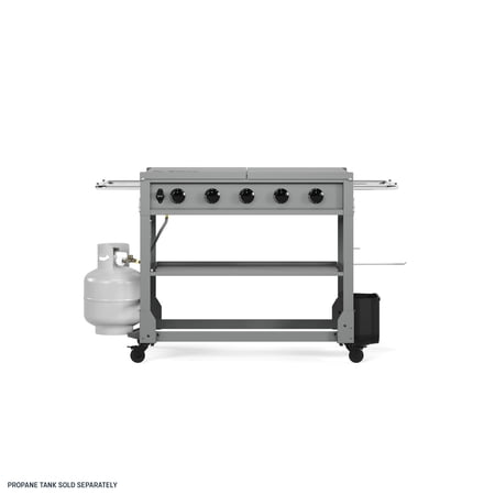 TYTUS Anaheim 5-Burner 36" Outdoor Griddle with Griddle Tool Set + Cover