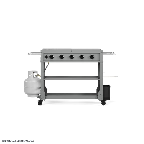 TYTUS Anaheim 5-Burner 36" Outdoor Griddle with Griddle Tool Set + Cover