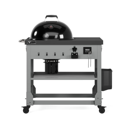 TYTUS Anaheim 22" Charcoal Kettle Grill with Cart, Storage Bag, Temperature Probes + Cover