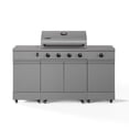 thumbnail image 1 of TYTUS Fresno 4-Burner Gunmetal Gray Gas Grill with Side Burner, Piezo Ignition, Ice Bucket, 1 of 22